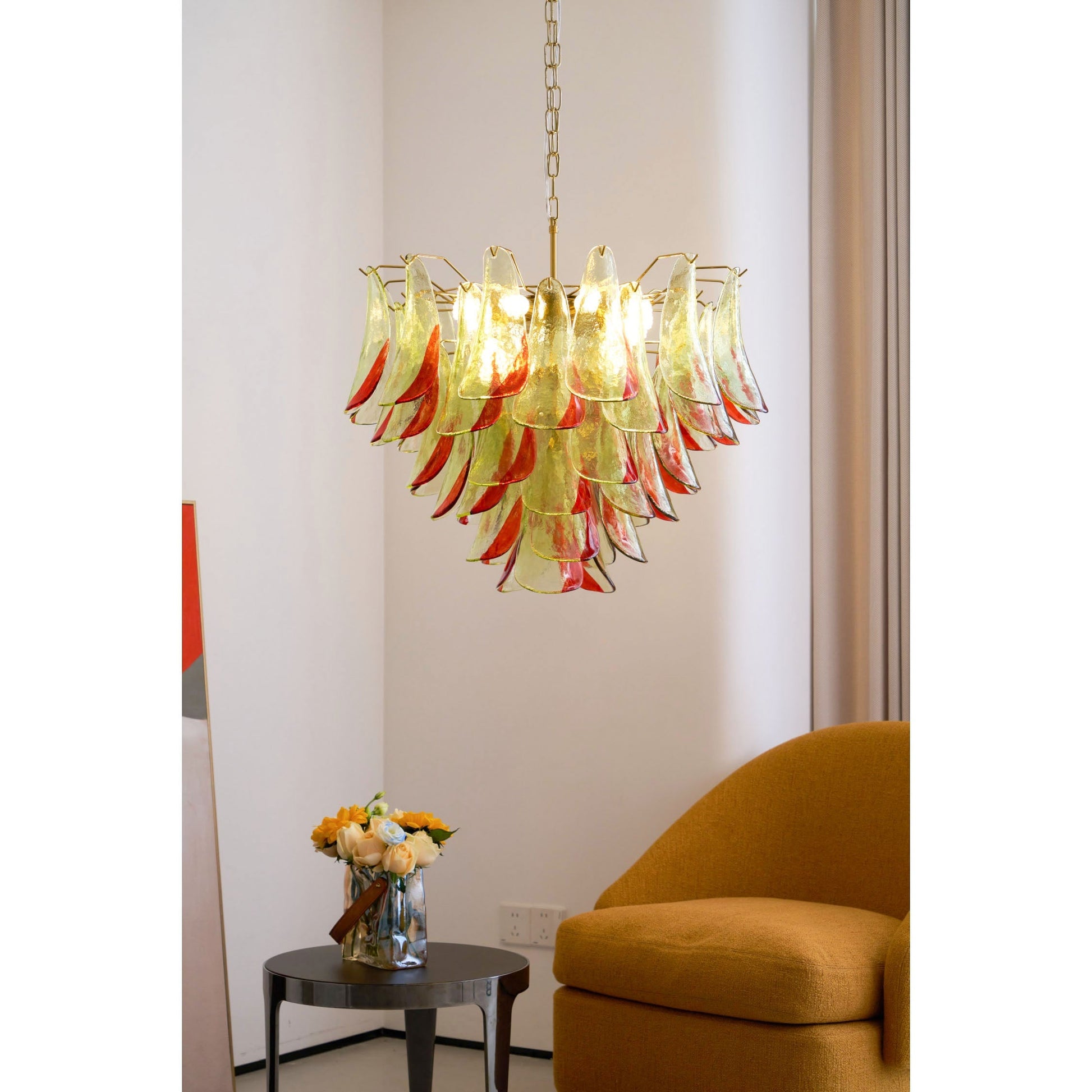 Ulvarisra Postmodern Luxury Glass Chandelier - Lamp Copper