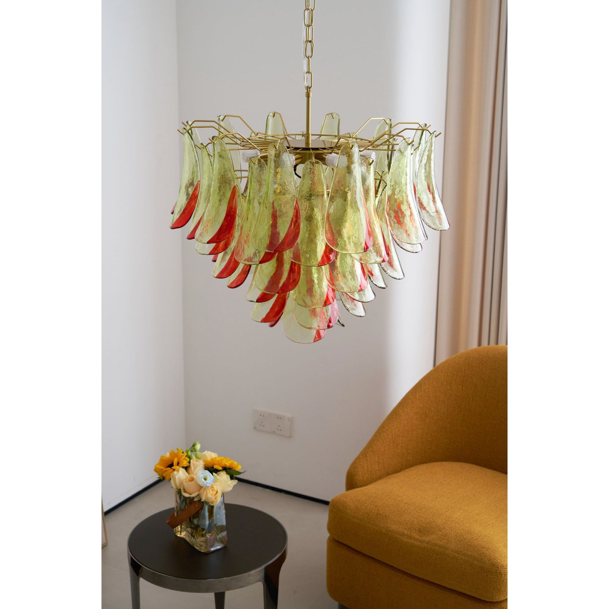 Ulvarisra Postmodern Luxury Glass Chandelier - Lamp Copper