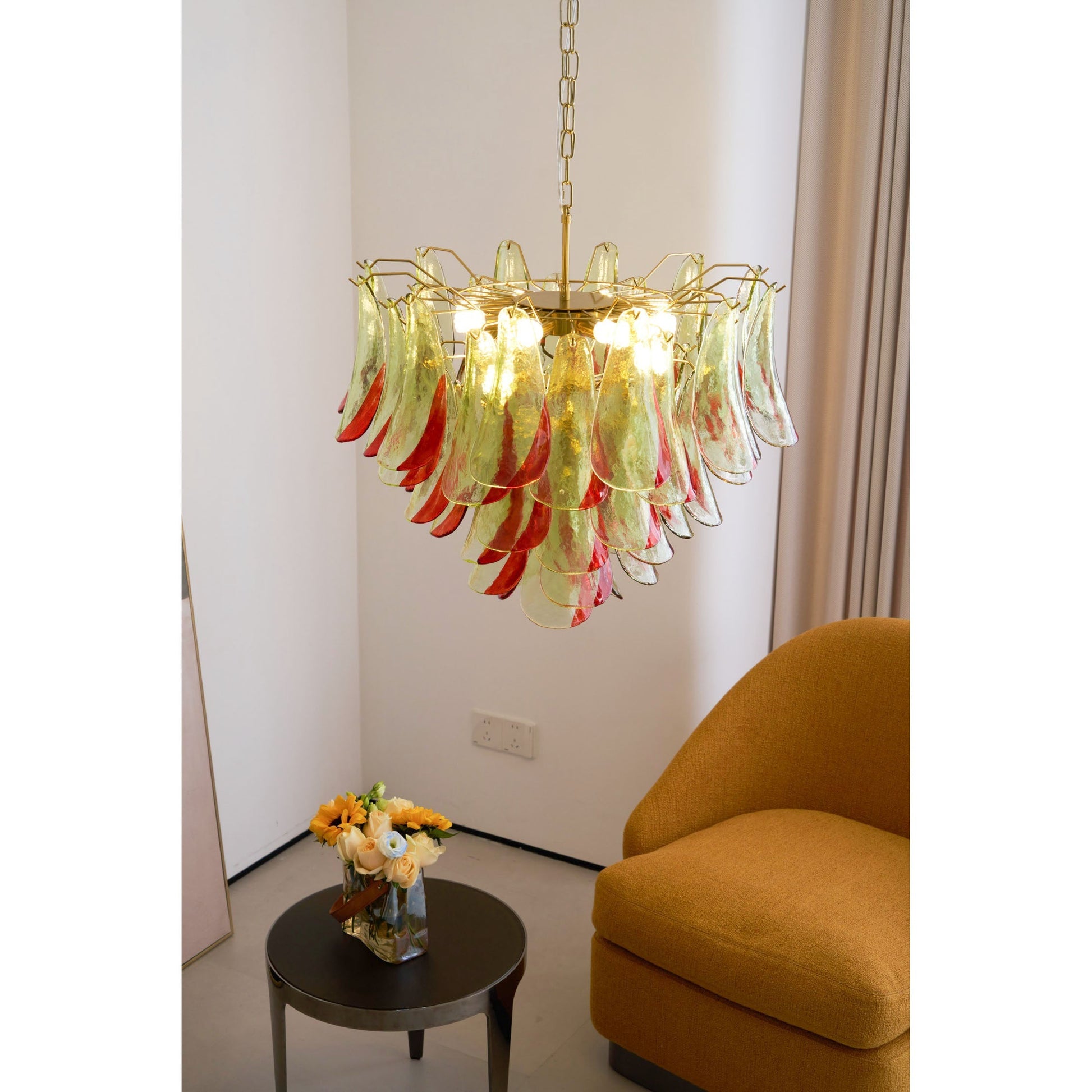 Ulvarisra Postmodern Luxury Glass Chandelier - Lamp Copper