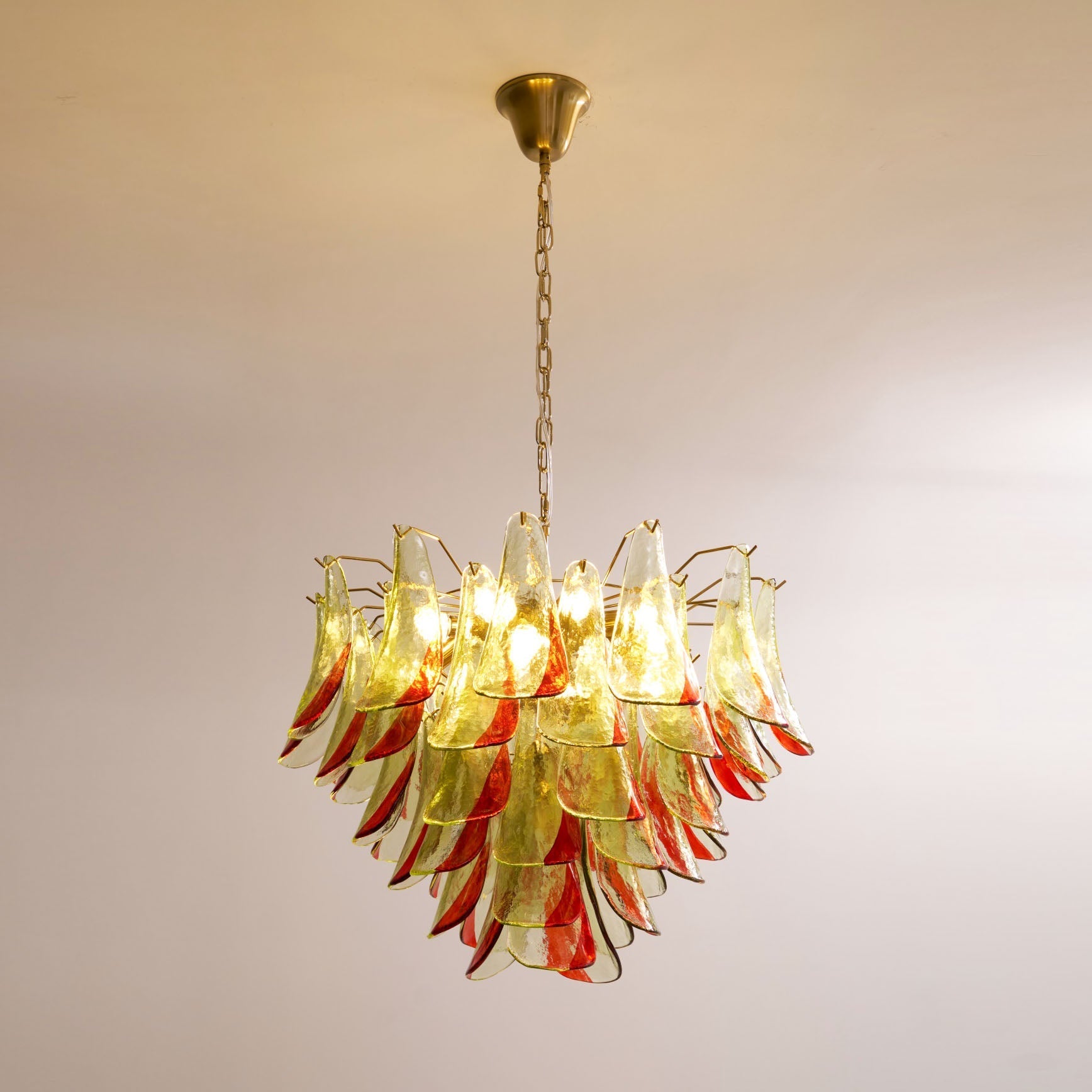 Ulvarisra Postmodern Luxury Glass Chandelier - Lamp Copper