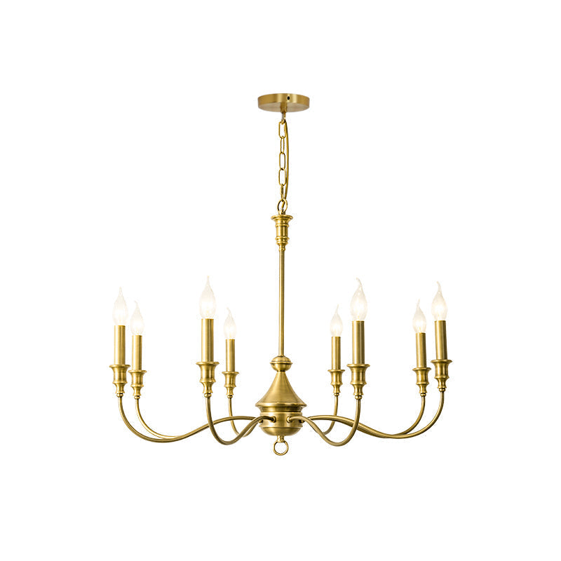 Cunorora Vintage Industrial Metal Chandelier - Lamp Copper