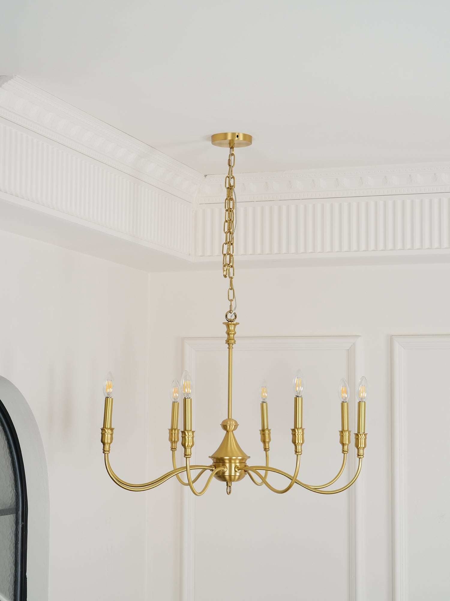 Cunorora Vintage Industrial Metal Chandelier - Lamp Copper