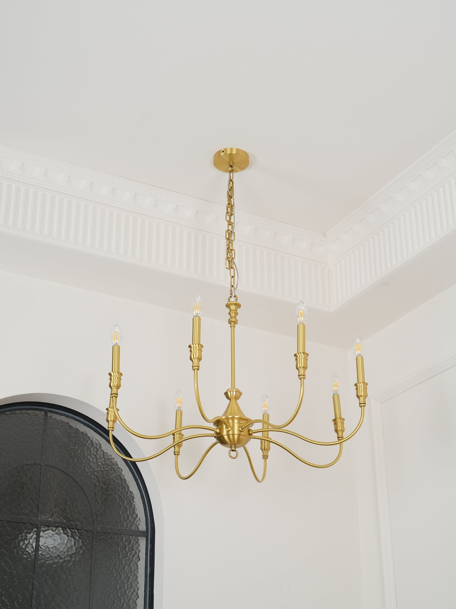 Cunorora Vintage Industrial Metal Chandelier - Lamp Copper