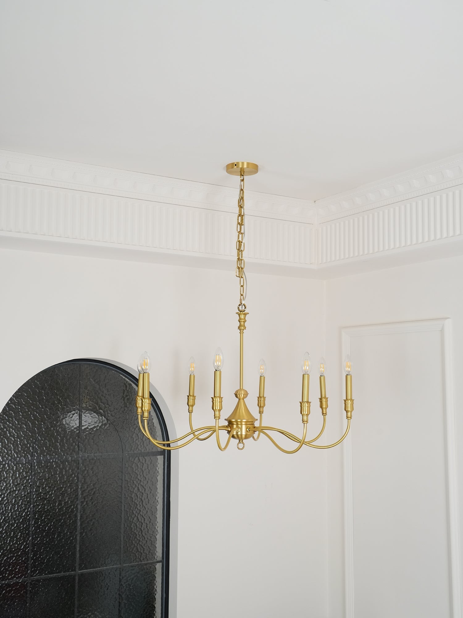 Cunorora Vintage Industrial Metal Chandelier - Lamp Copper
