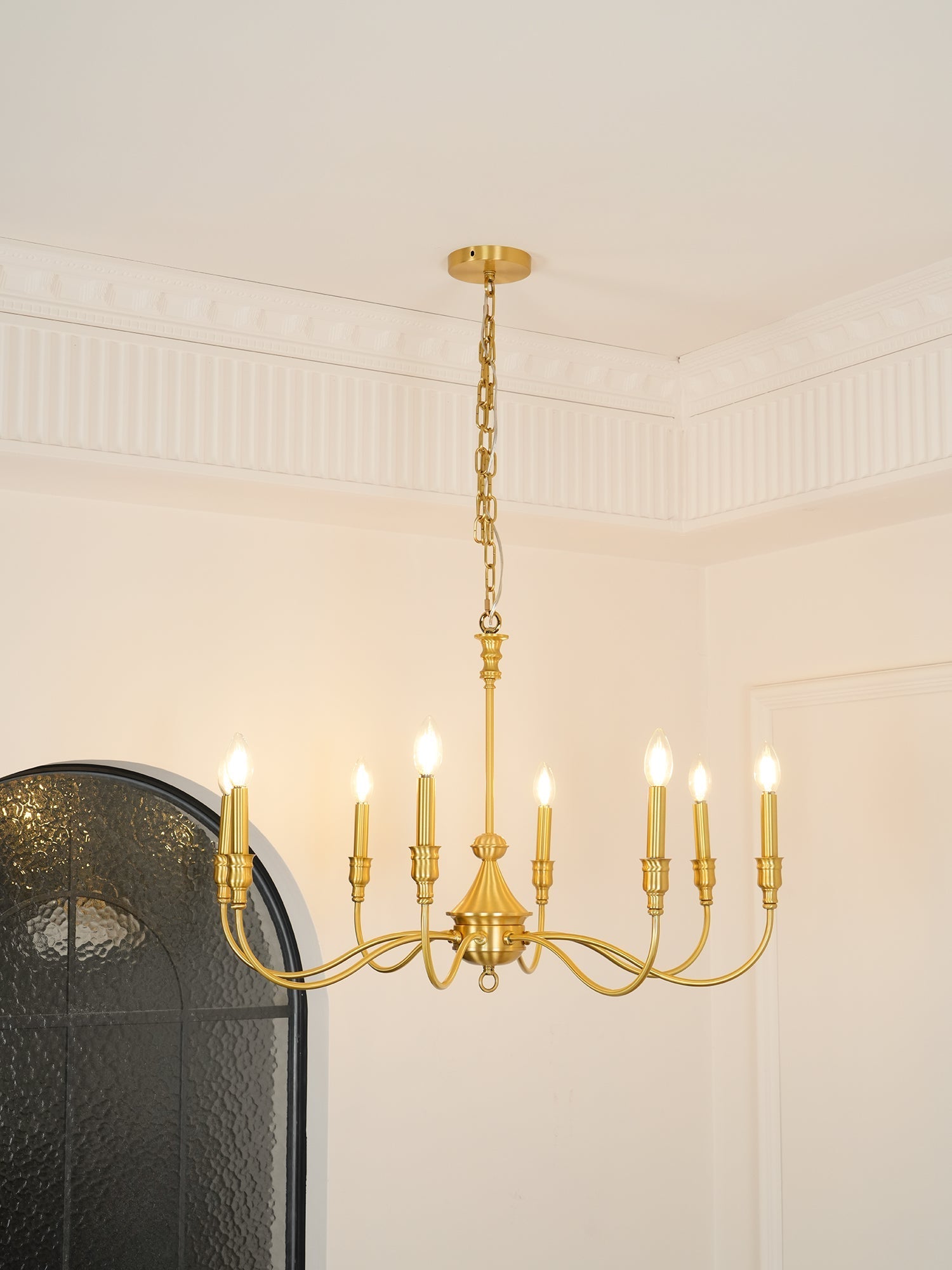 Cunorora Vintage Industrial Metal Chandelier - Lamp Copper
