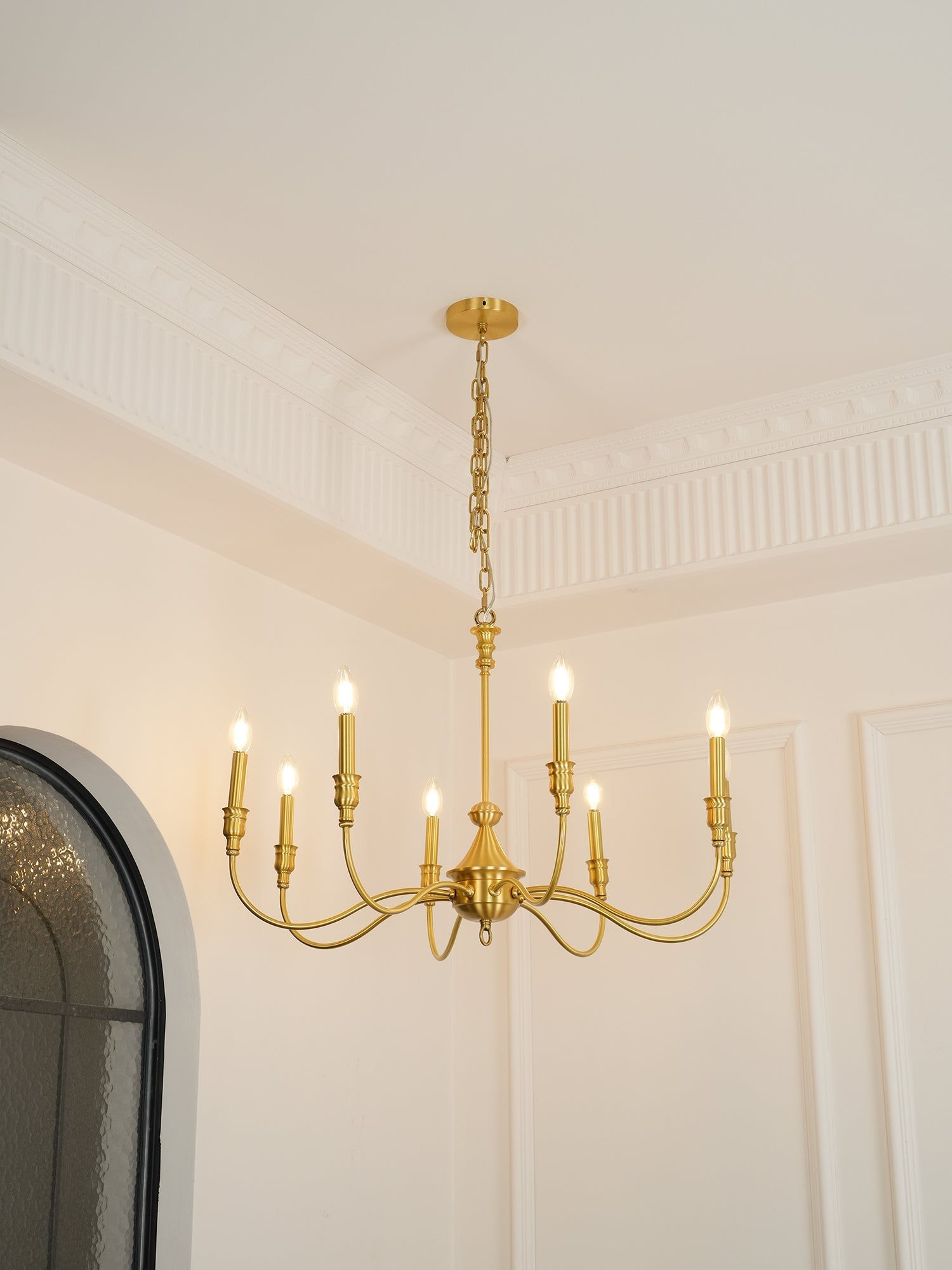 Cunorora Vintage Industrial Metal Chandelier - Lamp Copper