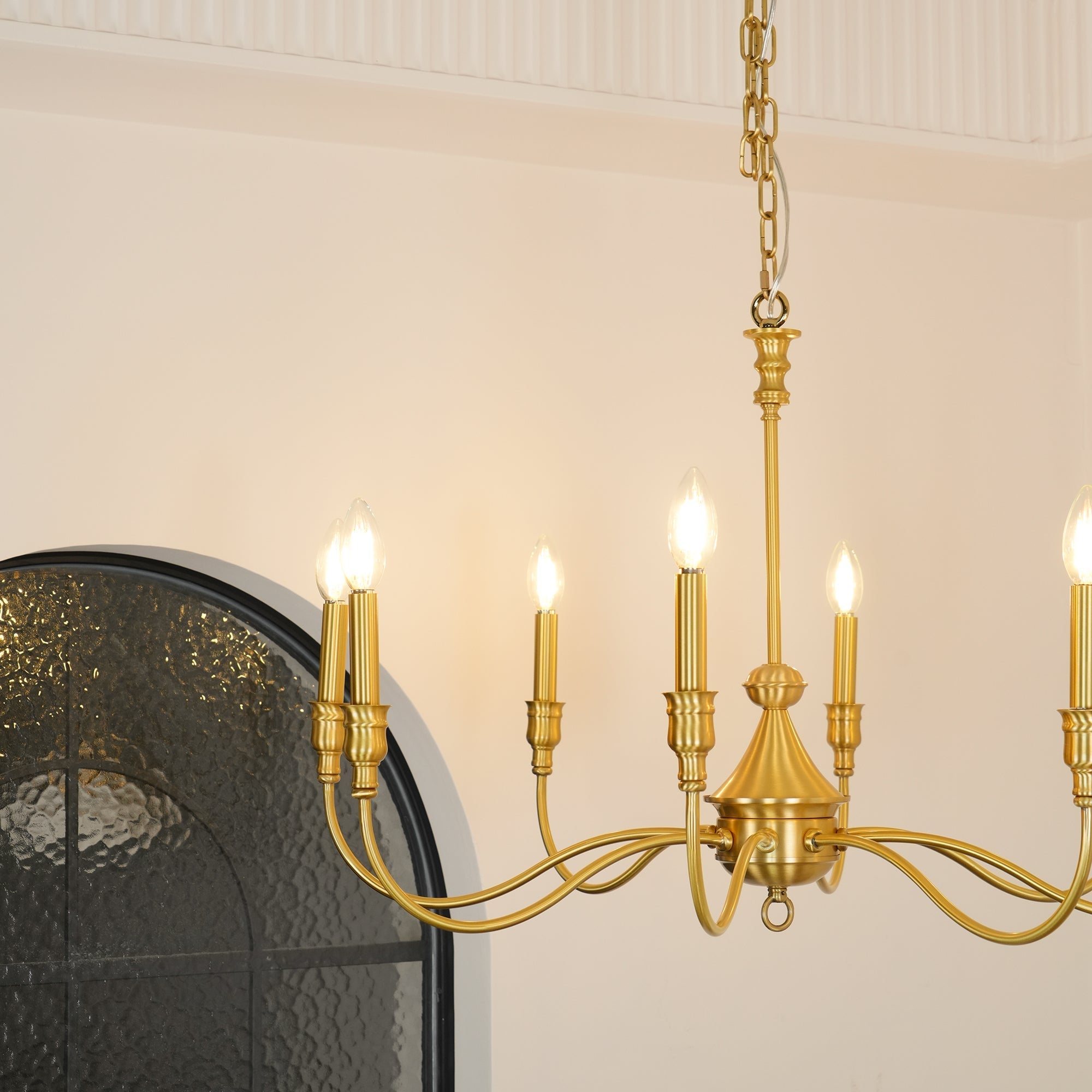 Cunorora Vintage Industrial Metal Chandelier - Lamp Copper
