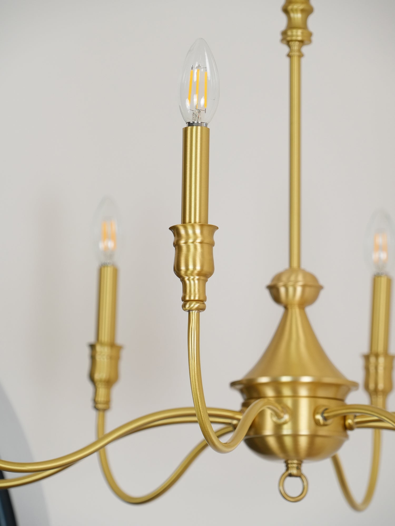 Cunorora Vintage Industrial Metal Chandelier - Lamp Copper