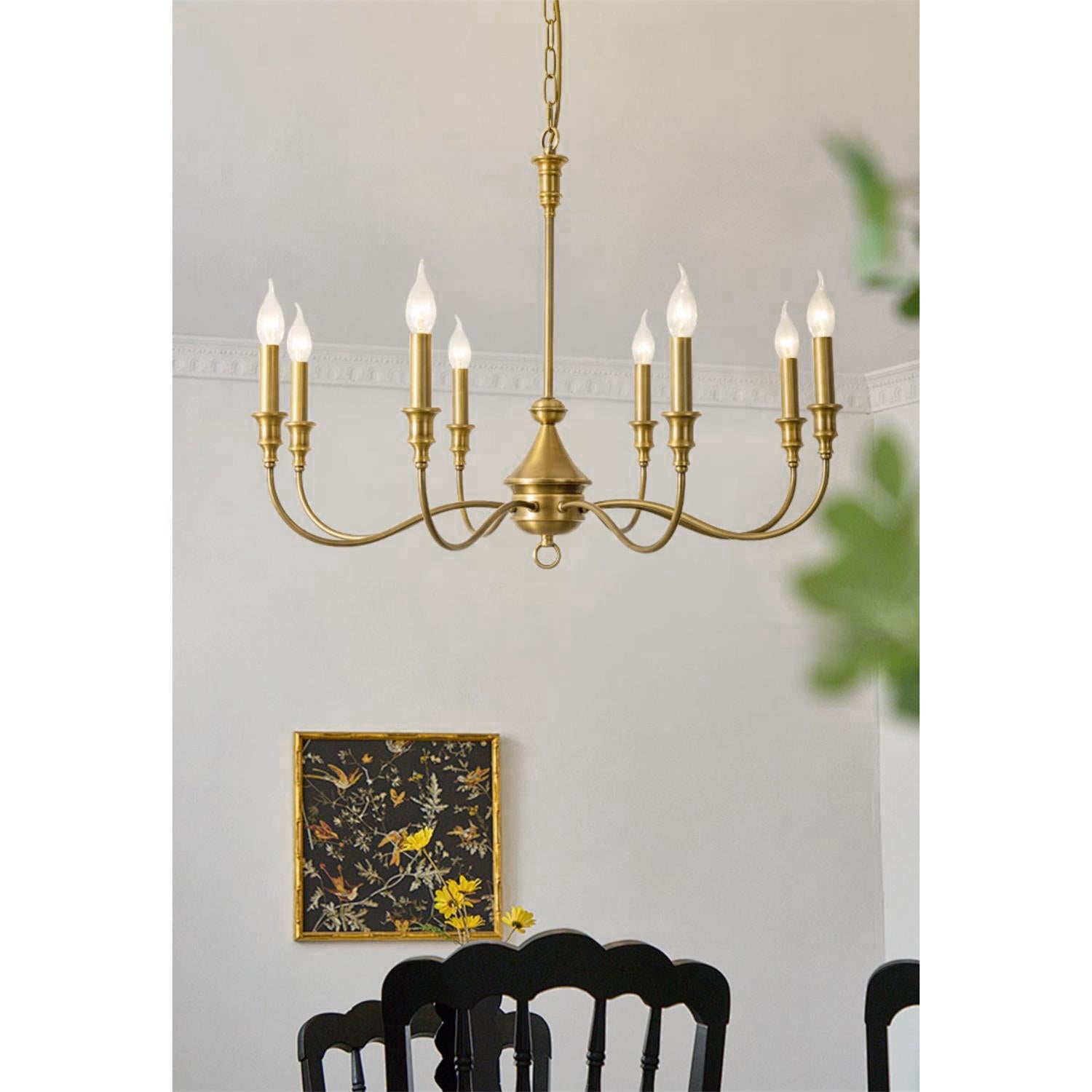 Cunorora Vintage Industrial Metal Chandelier - Lamp Copper