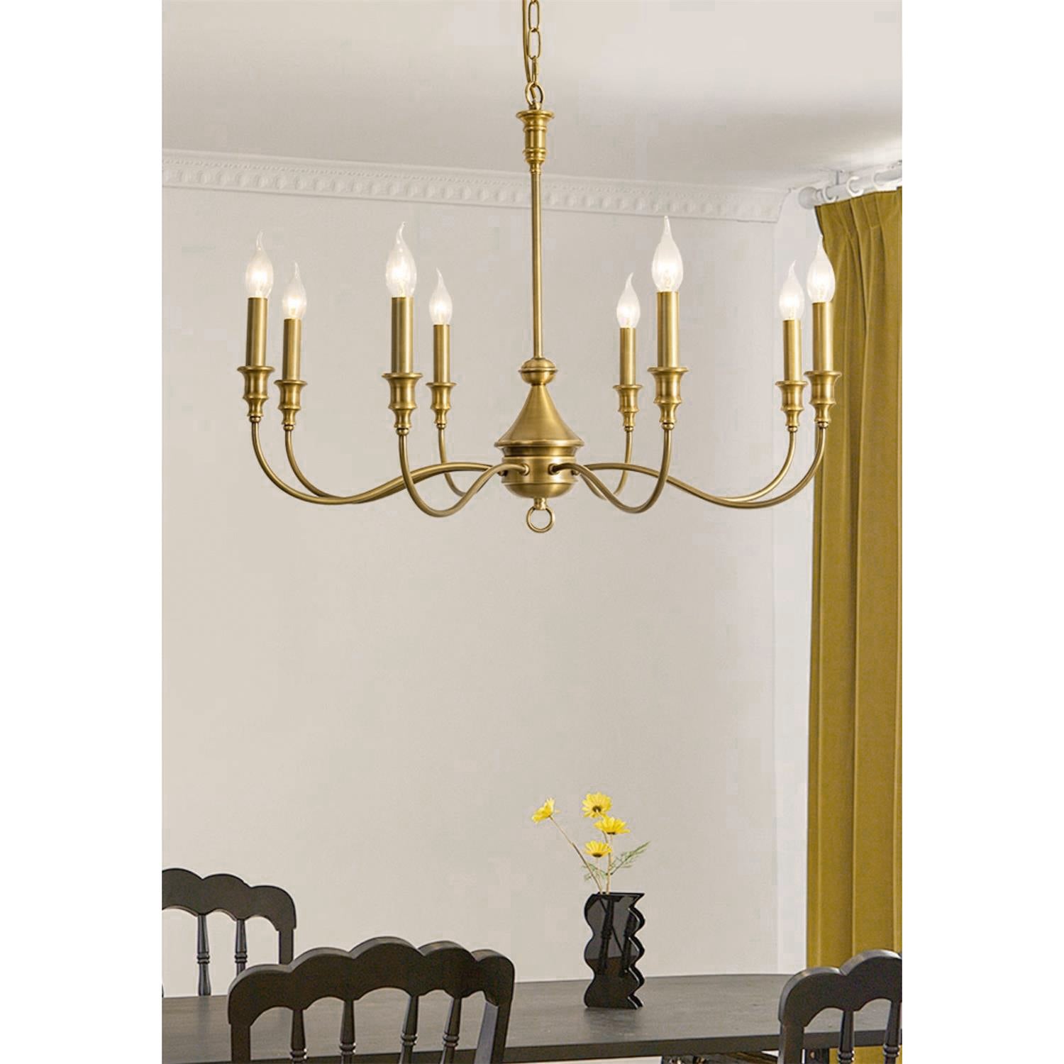 Cunorora Vintage Industrial Metal Chandelier - Lamp Copper