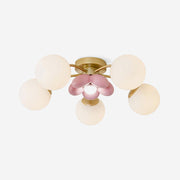 Blossura Pink Petal Ceiling Light - Lamp Copper