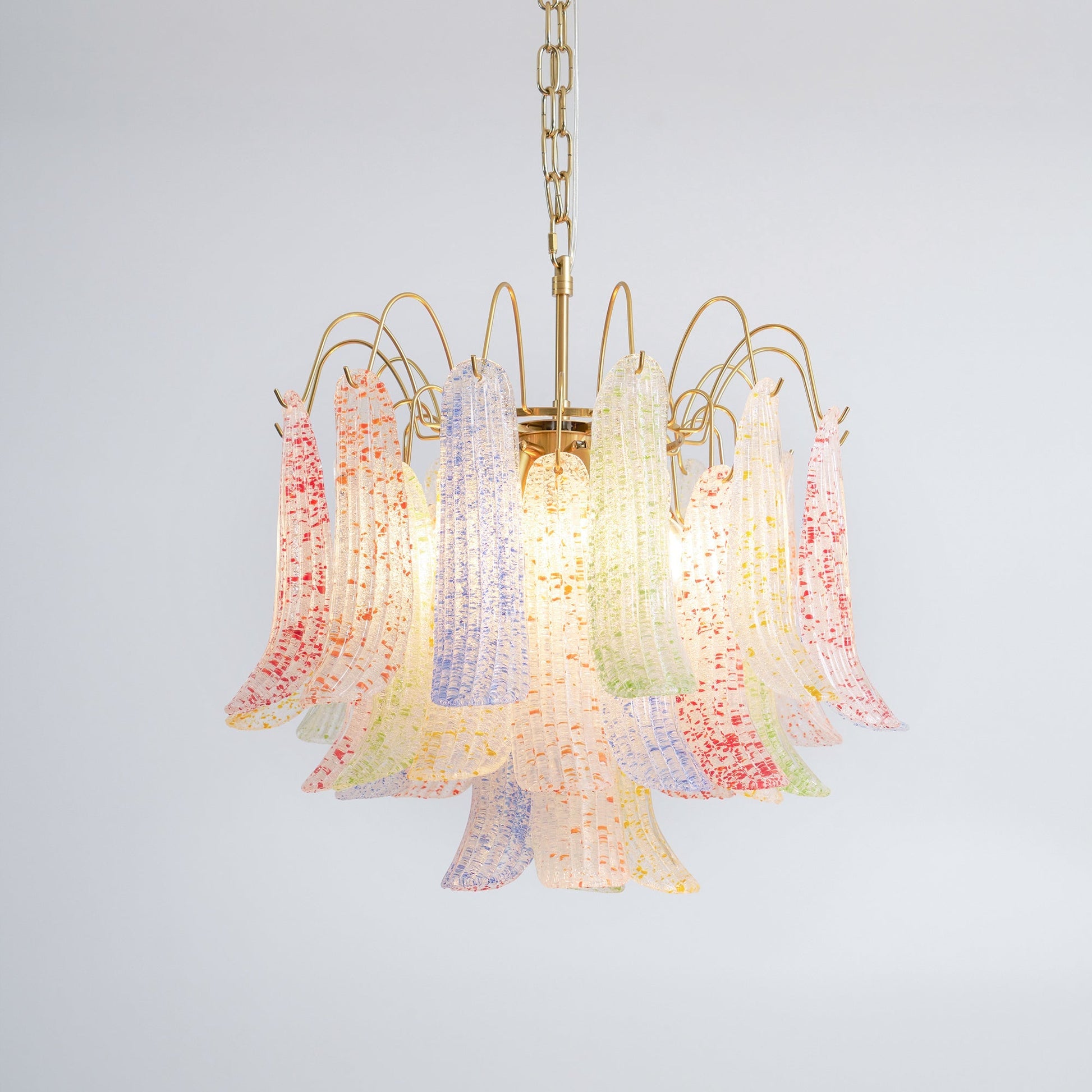 Alnoreth Individual Creativity Metal Glass Chandelier - Lamp Copper
