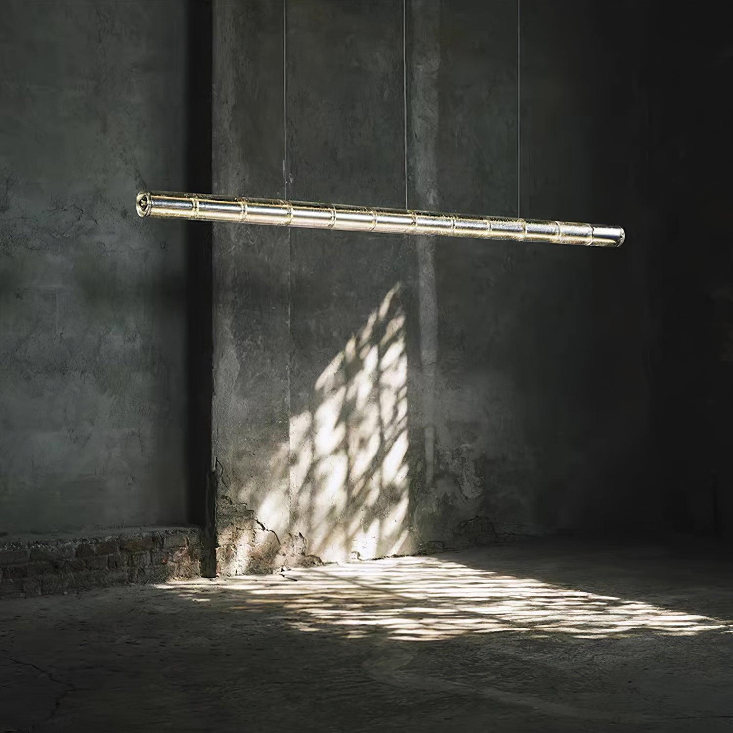 Lyliris Glass Linear Pendant Light - Lamp Copper