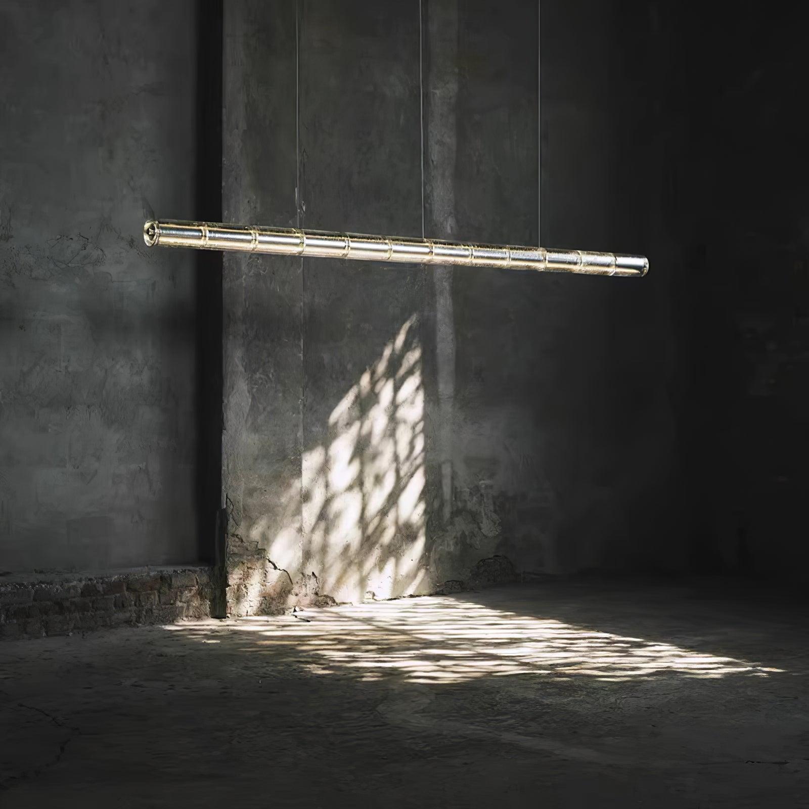 Lyliris Glass Linear Pendant Light - Lamp Copper
