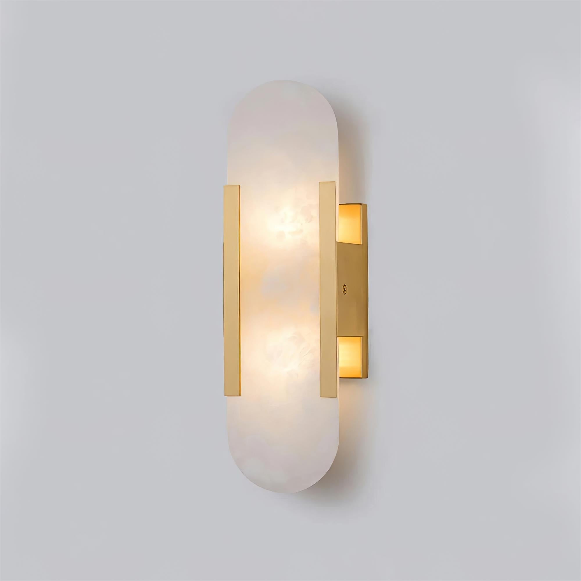 Veo Luxury Alabaster Wall Lamp - Lamp Copper