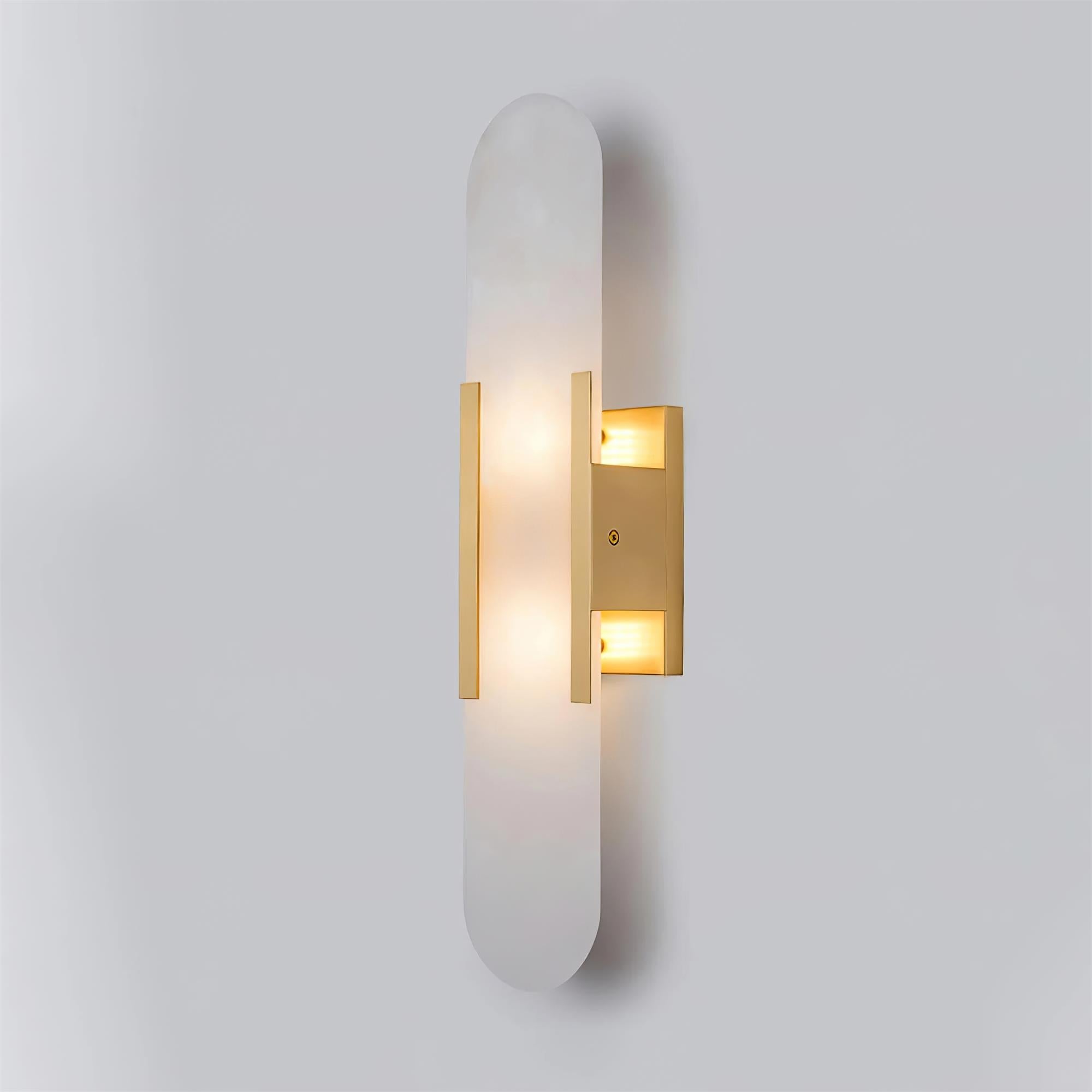 Veo Luxury Alabaster Wall Lamp - Lamp Copper