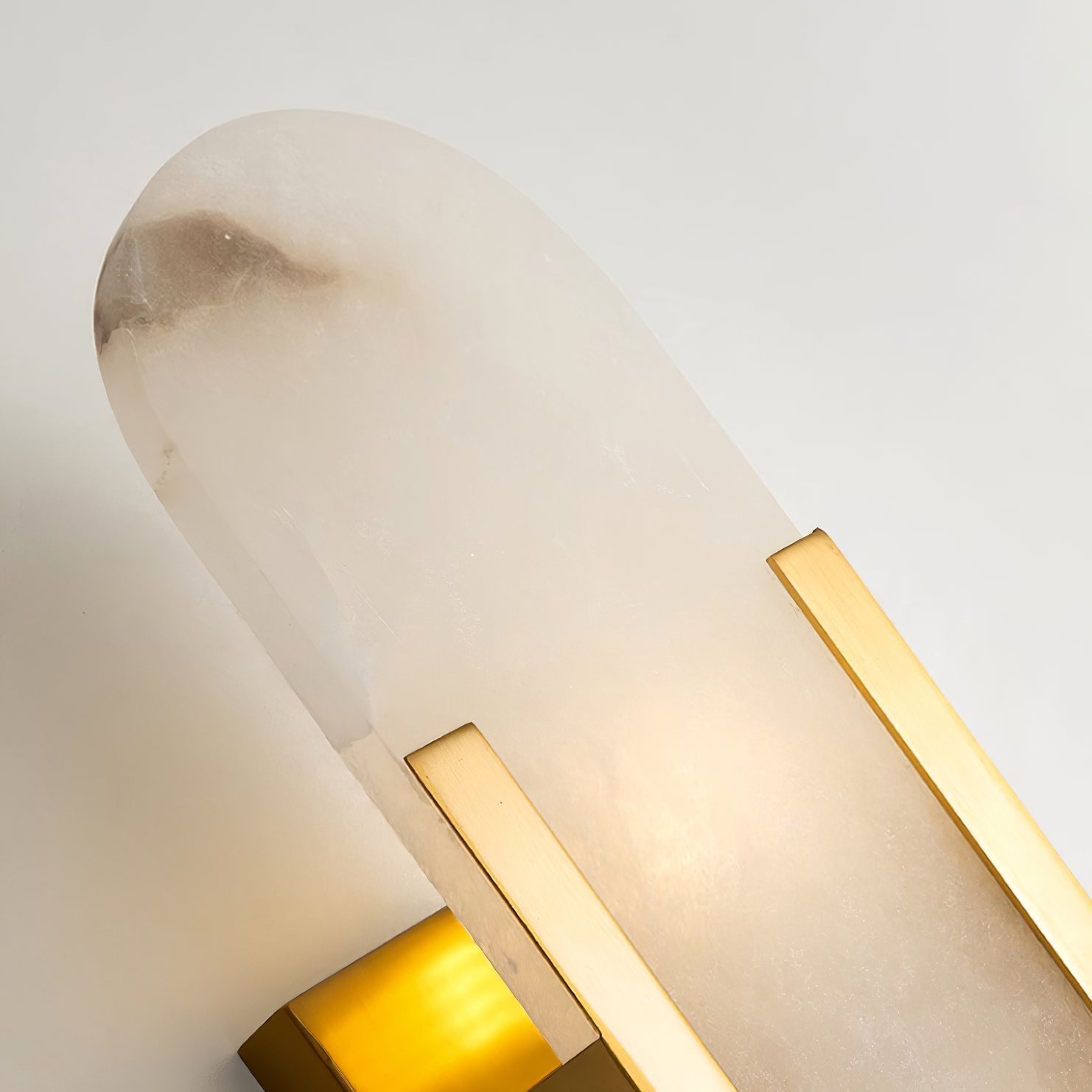 Veo Luxury Alabaster Wall Lamp - Lamp Copper