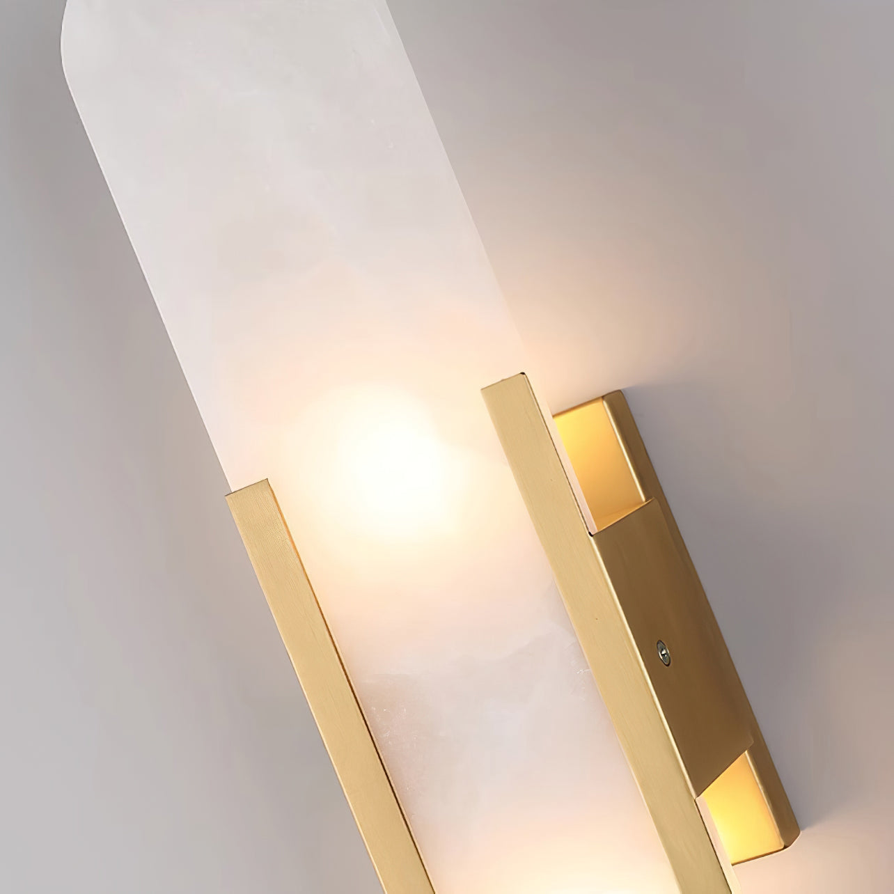 Veo Luxury Alabaster Wall Lamp - Lamp Copper
