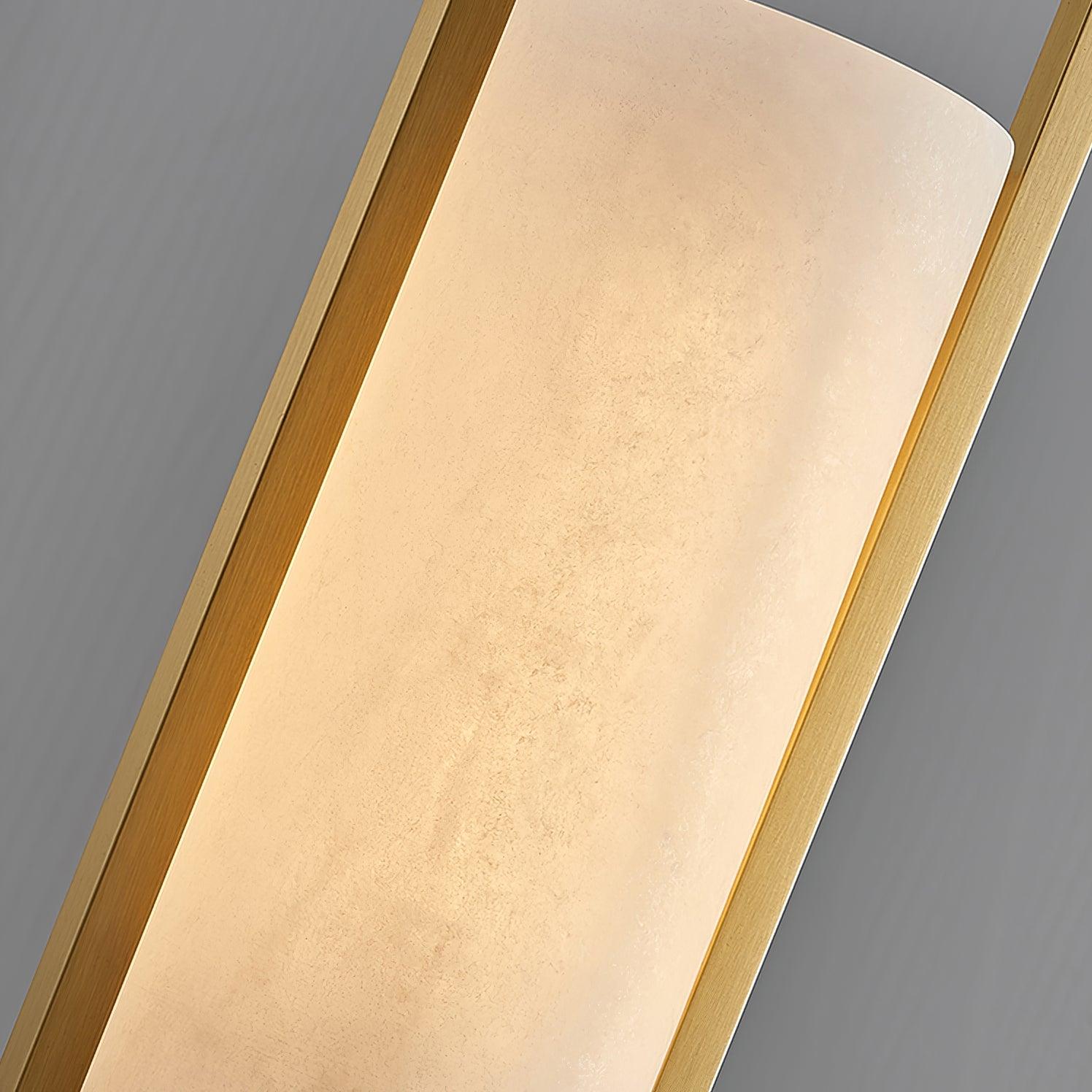 Aethyn Arch Alabaster Pendant Light - Lamp Copper