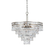Eurvaryra Postmodern Luxury Metal Crystal Chandelier - Lamp Copper