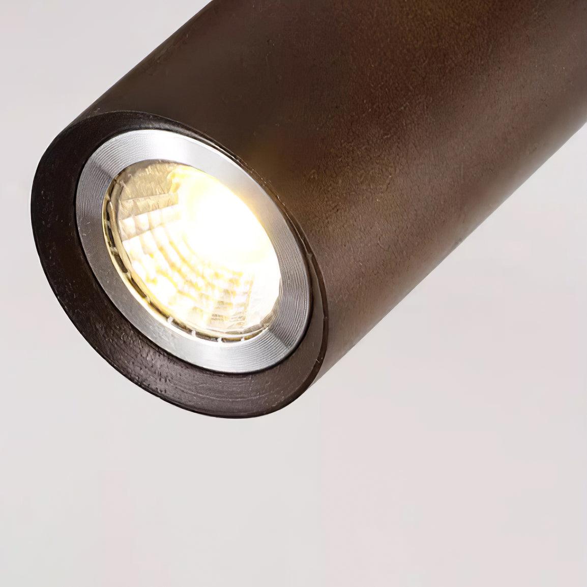 Veril Track Lighting Spotlight Wood - Lamp Copper