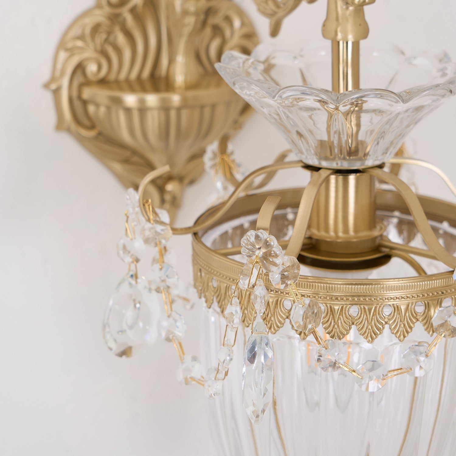Elosia Gold Double Wall Lamp - Lamp Copper