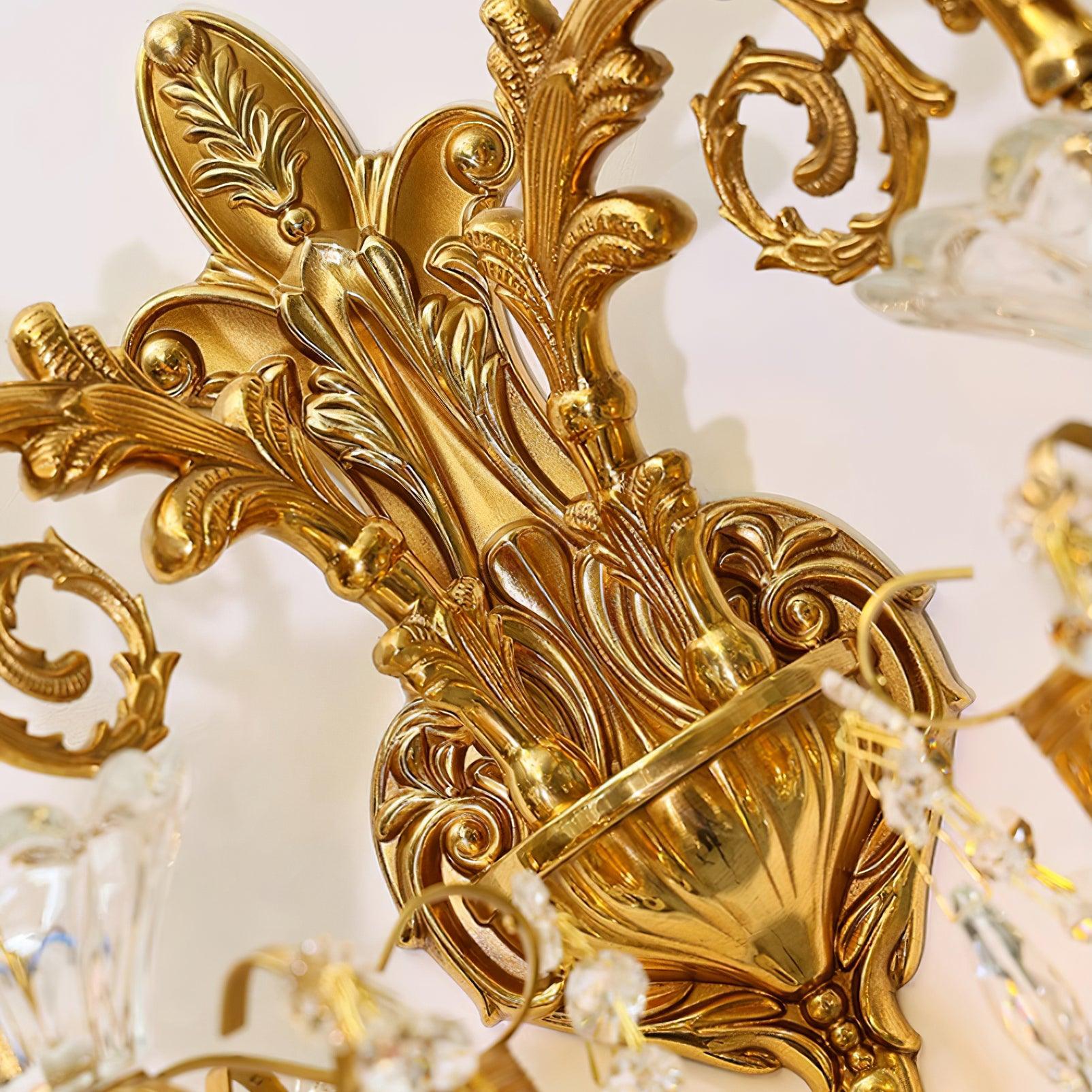 Elosia Gold Double Wall Lamp - Lamp Copper