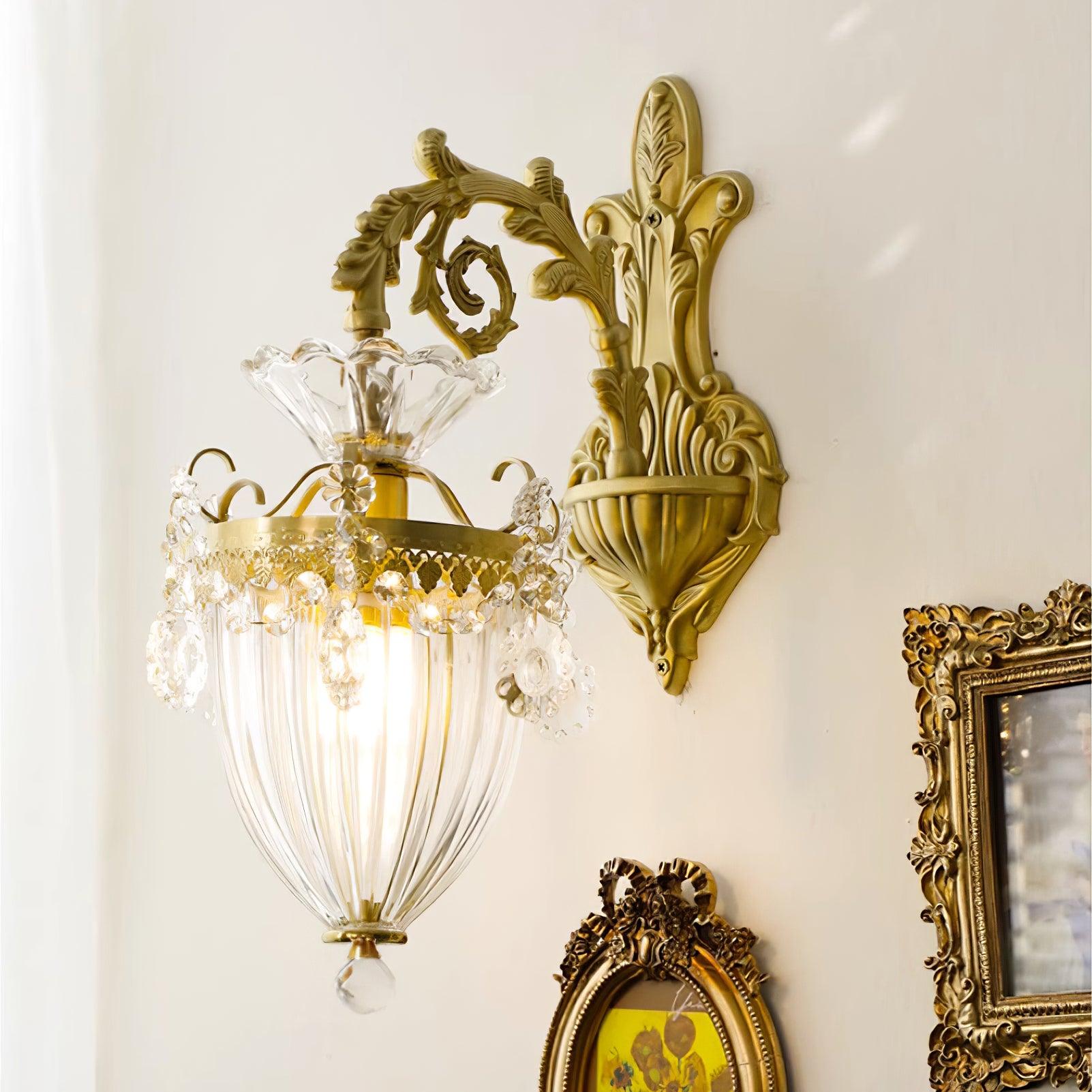Elosia Gold Double Wall Lamp - Lamp Copper