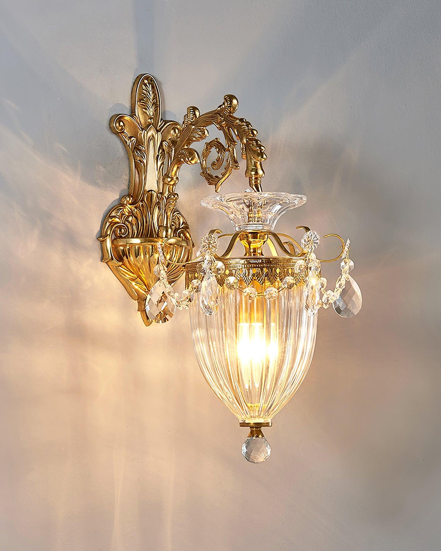 Elosia Gold Double Wall Lamp - Lamp Copper