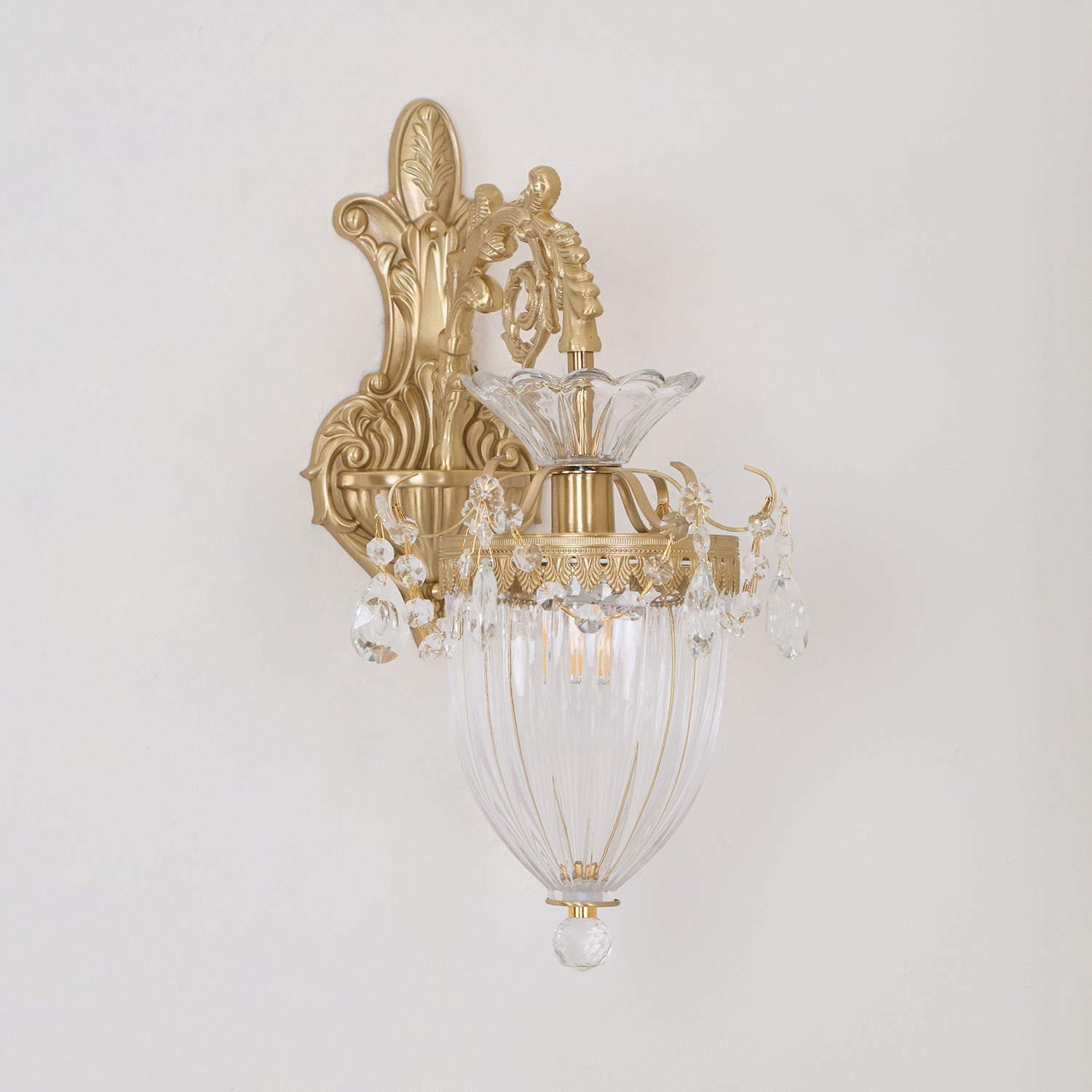 Elosia Gold Double Wall Lamp - Lamp Copper