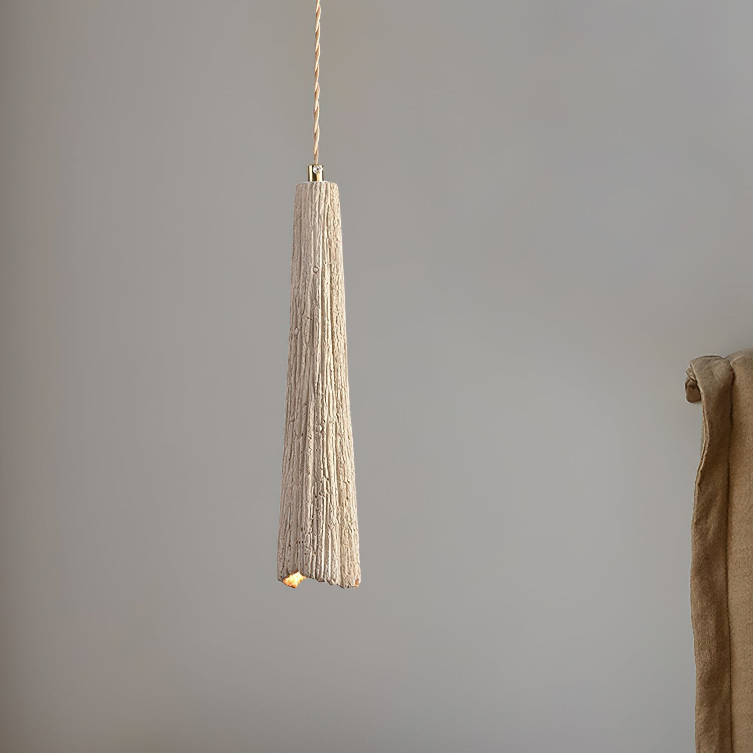 Kirae Textured Pendant Lights Cement - Lamp Copper