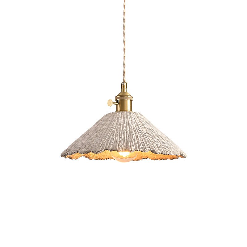 Kirae Textured Pendant Lights Cement - Lamp Copper