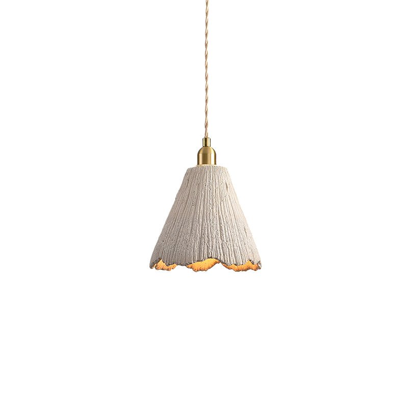 Kirae Textured Pendant Lights Cement - Lamp Copper