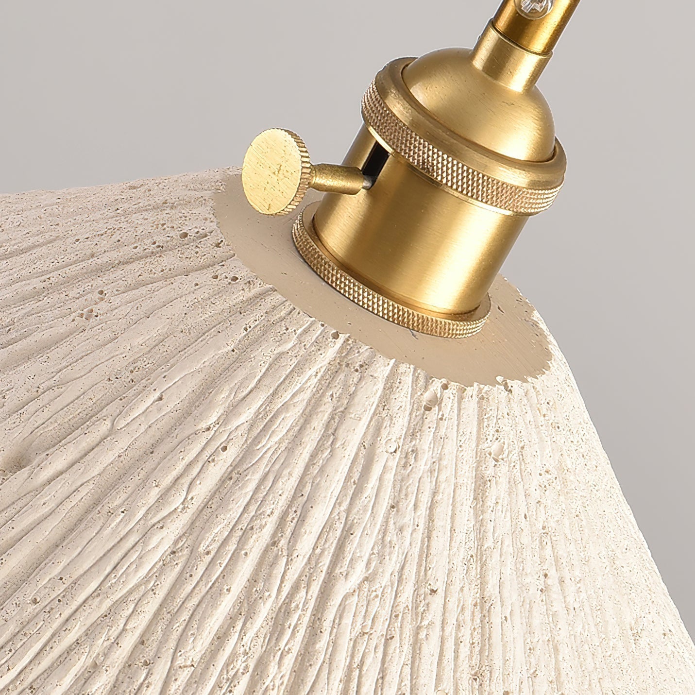 Kirae Textured Pendant Lights Cement - Lamp Copper