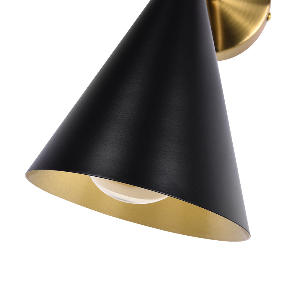 Lunora Mid-Century Modern Metal Wall Sconce - Lamp Copper