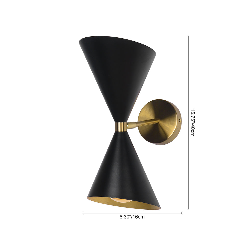 Lunora Mid-Century Modern Metal Wall Sconce - Lamp Copper