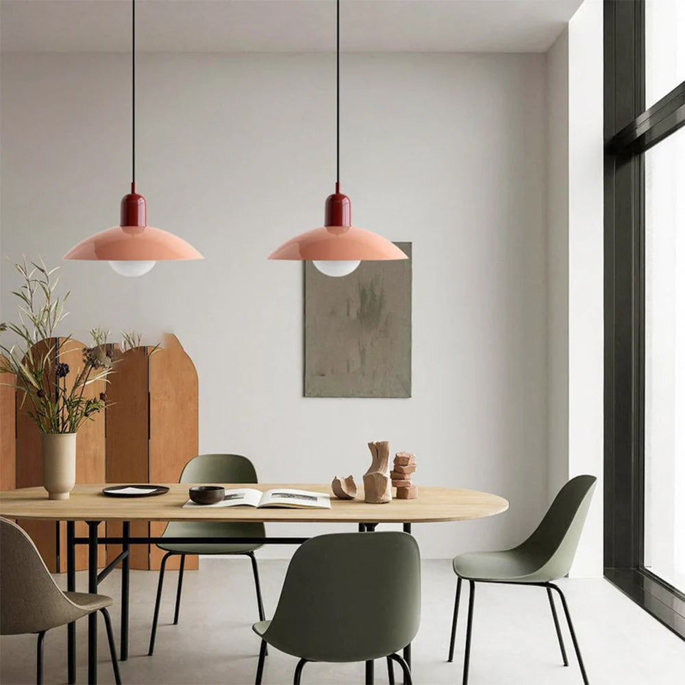 Aira Pendant Light Modern Colorful Dome-shaped - Lamp Copper