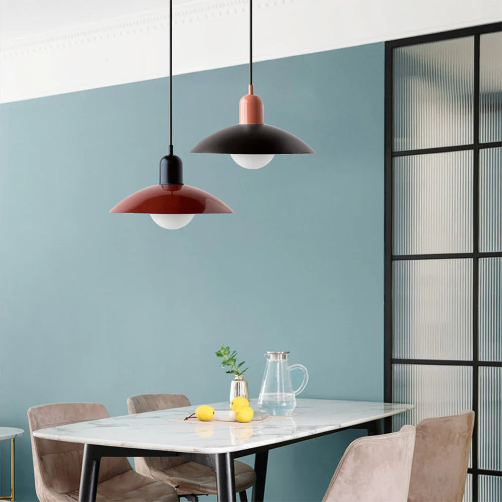 Aira Pendant Light Modern Colorful Dome-shaped - Lamp Copper