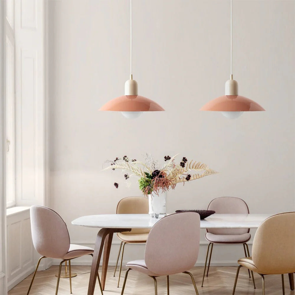 Aira Pendant Light Modern Colorful Dome-shaped - Lamp Copper