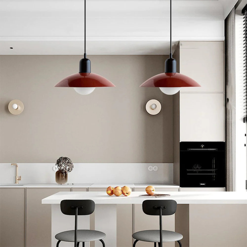 Aira Pendant Light Modern Colorful Dome-shaped - Lamp Copper