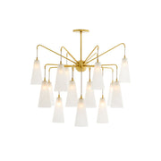 Avtheira Postmodern Luxury Glass Chandelier - Lamp Copper