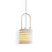Eurtalia Minimalist Art Metal Lantern Pendant Lamp - Lamp Copper
