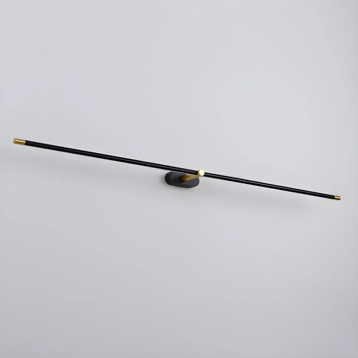Ivox Minimalist Linear Wall Lamp Gold&Black - Lamp Copper