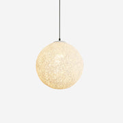 Pendant Light Hemp Rattan Sphere Bohemian - Lamp Copper