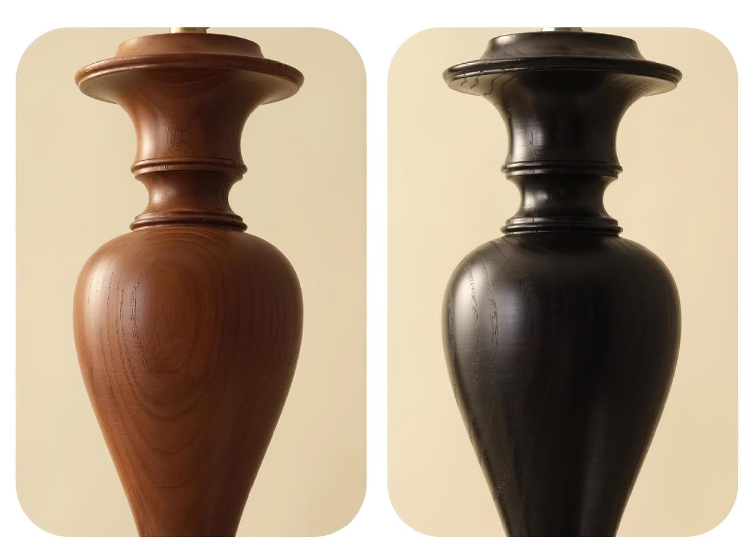 Hovian Wooden Chandelier - Lamp Copper