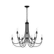 Cotalor Vintage Industrial Metal Chandelier - Lamp Copper