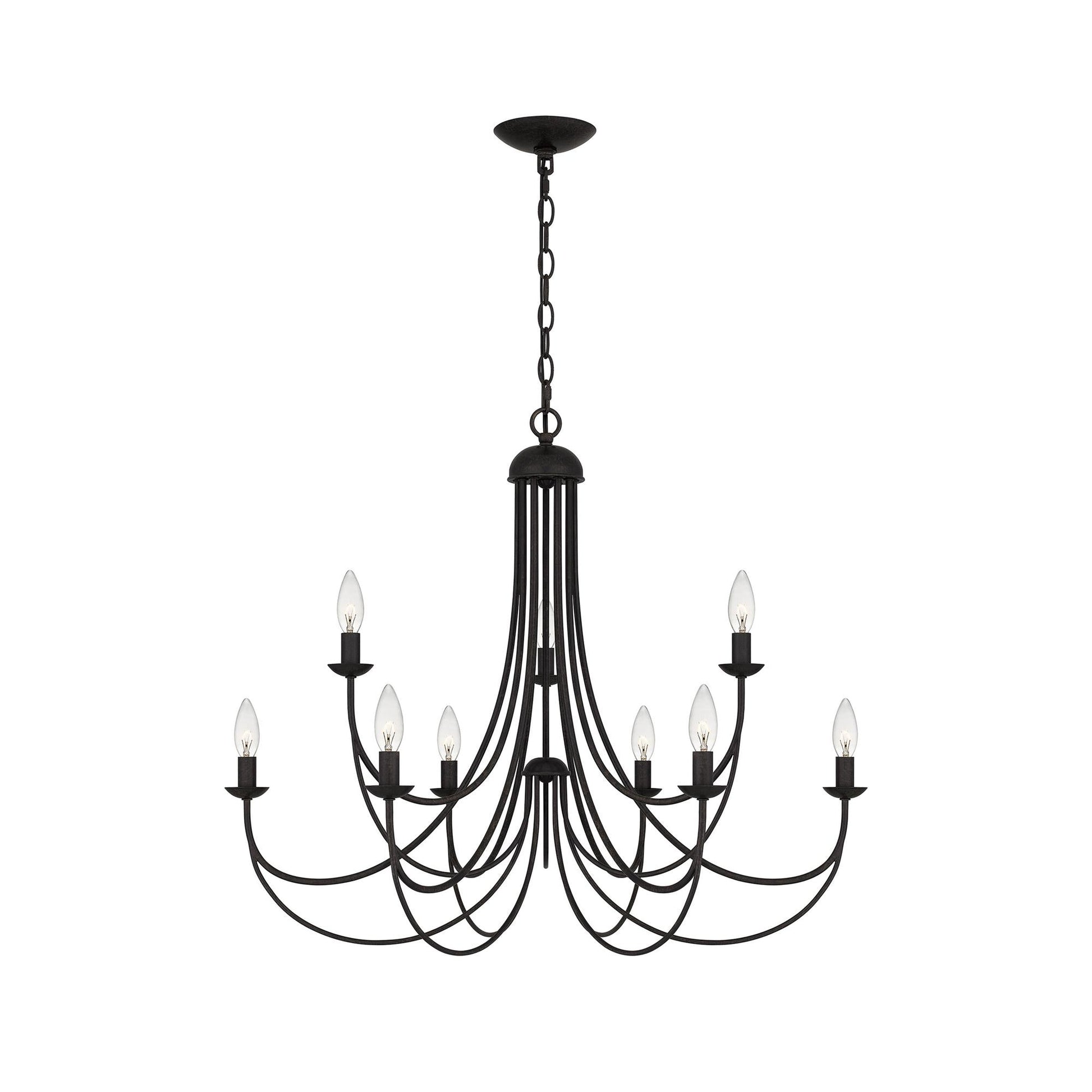 Cotalor Vintage Industrial Metal Chandelier - Lamp Copper