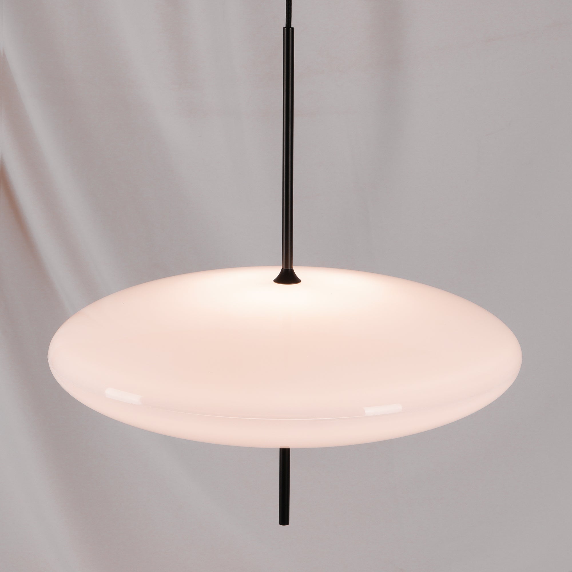 Quor Nordic Modern Oval Single Pendant Light - Lamp Copper