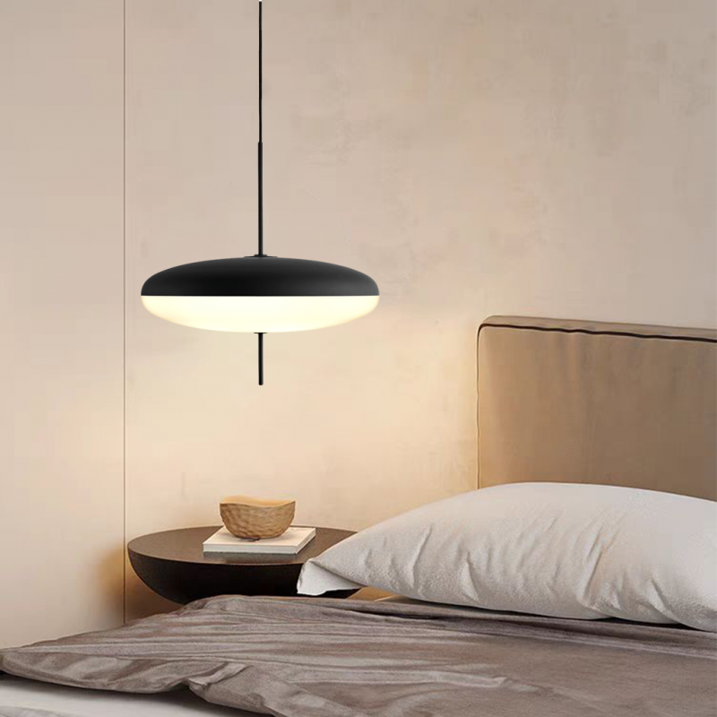 Quor Nordic Modern Oval Single Pendant Light - Lamp Copper