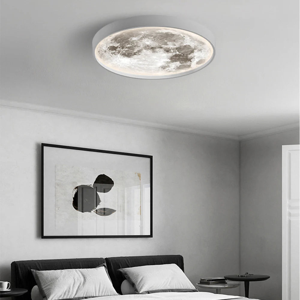 Arisha Modern Flush Mount Ceiling Light Black/White Bedroom - Lamp Copper